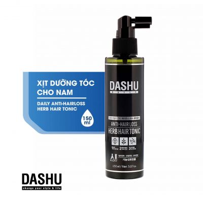 Xịt dưỡng tóc Dashu daily anti-hairloss herb hair tonic