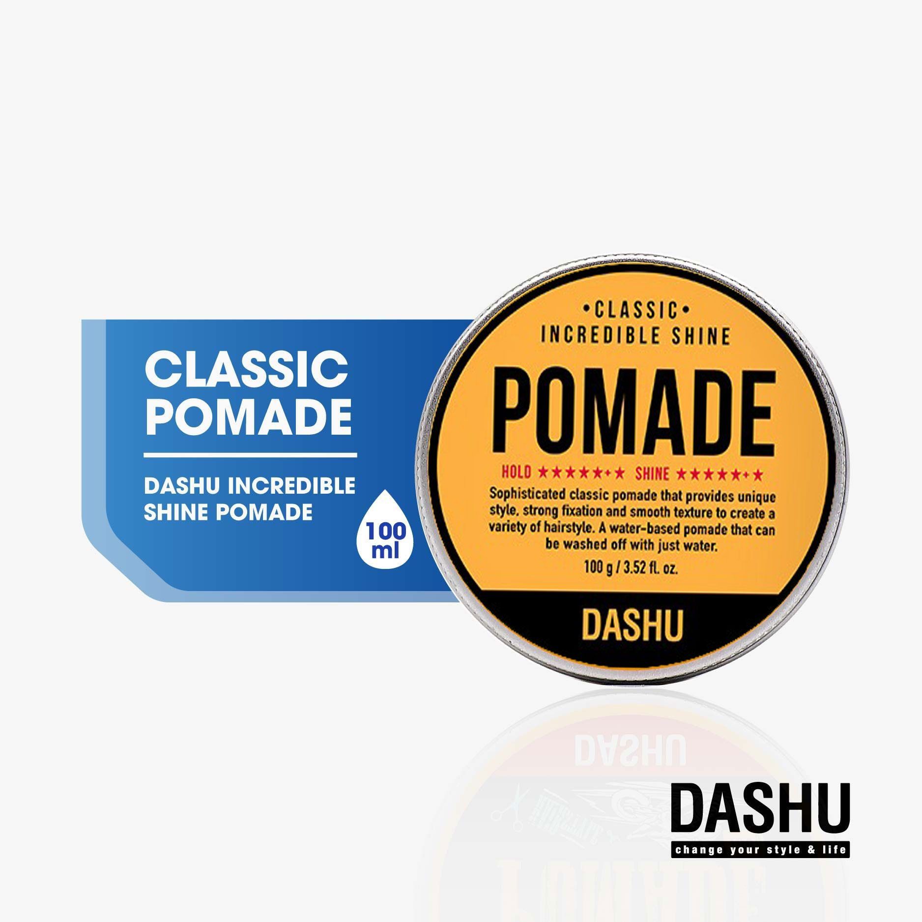 Pomade tạo kiểu Dashu Classic Incredible Shine Pomade 100g