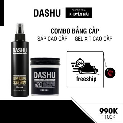 Combo Đẳng cấp cùng Dashu tạo kiểu tóc quý ông