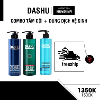 Combo tắm gội + Dung dịch vệ sinh Dashu